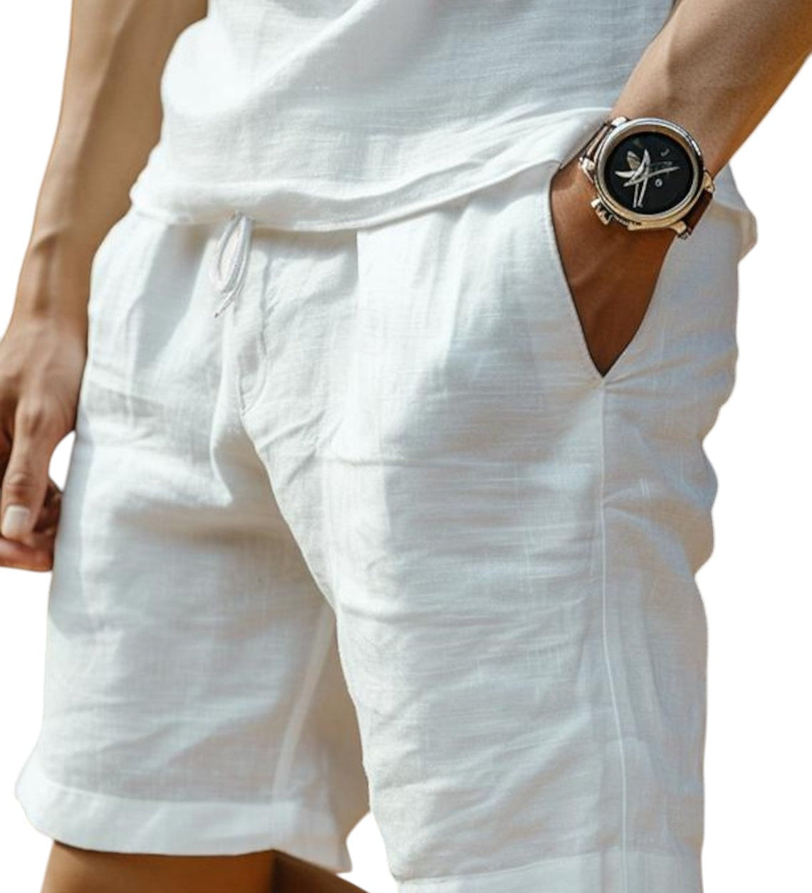 Malte | Herren Casual Shorts mit Lockere Passform und Kordelzug